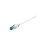 Wentronic Goobay CAT 6a Patchkabel, S/FTP (PiMF), Weiß, 50 m - LSZH halogenfrei, Kupfer (94910)