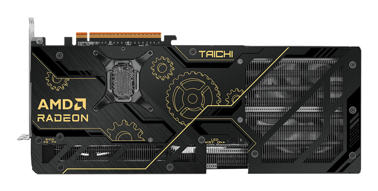 ASRock Radeon RX 9070 XT Taichi 16GB OC Grafikkarte Schwarz