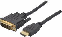 HDMI an DVI-D Kabel, HDMI St. / DVI-D St., 15,0 m (127971)