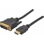 HDMI an DVI-D Kabel, HDMI St. / DVI-D St., 15,0 m (127971)
