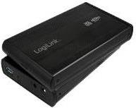 LogiLink® Festplattengehäuse 3,5 Zoll S-ATA USB 3.0 Alu, schwarz (UA0107) (geöffnet)