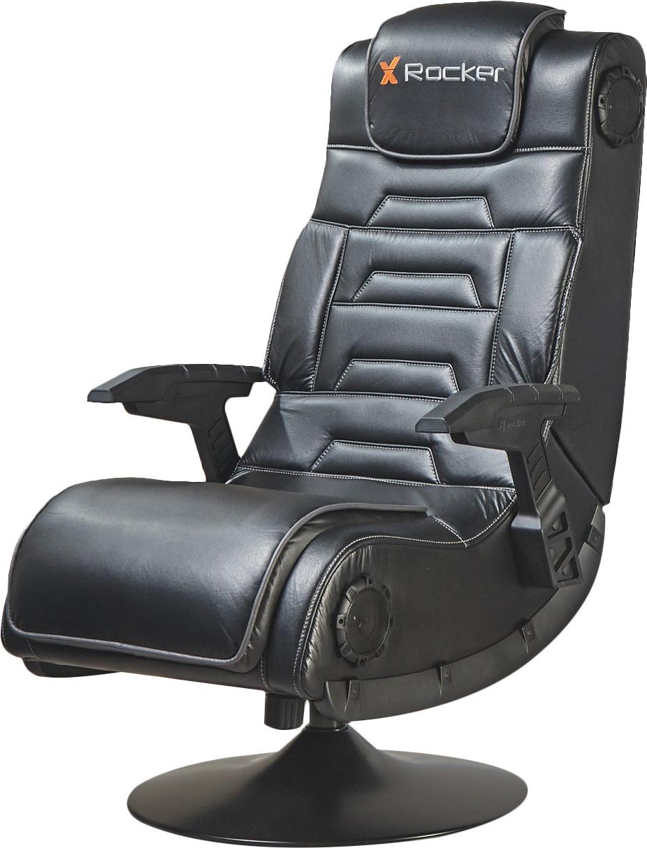 X Rocker Pro 4.1 Konsolen-Gamingstuhl Gepolsterter - ausgestopfter Sitz Schwarz (5117301)