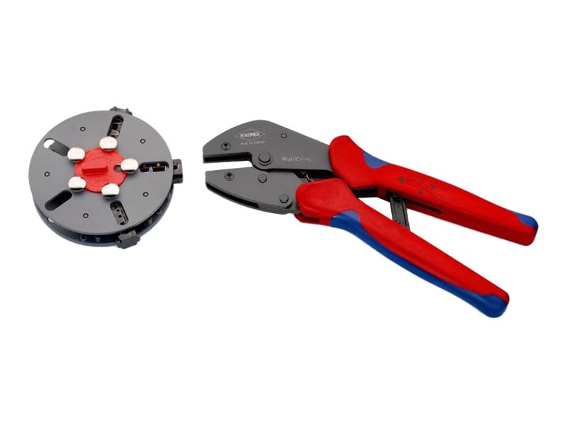 Knipex MultiCrimp 97 33 01 Crimpzange Rot,Blau,Schwarz