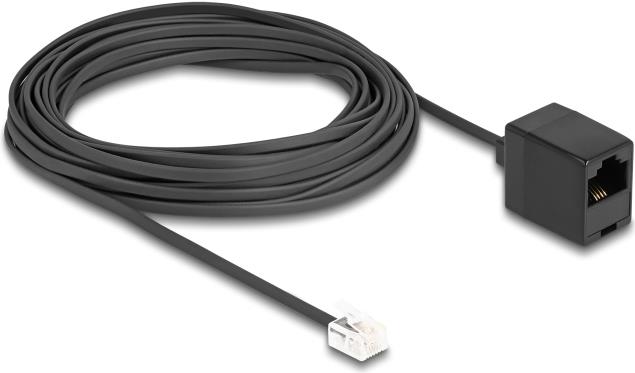 DeLOCK 88096 Telefonkabel 10 m Schwarz 88096 