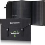 BRESSER mobiles Solarladegerät 90 Watt mit USB- und DC-Ausgang (3810060)