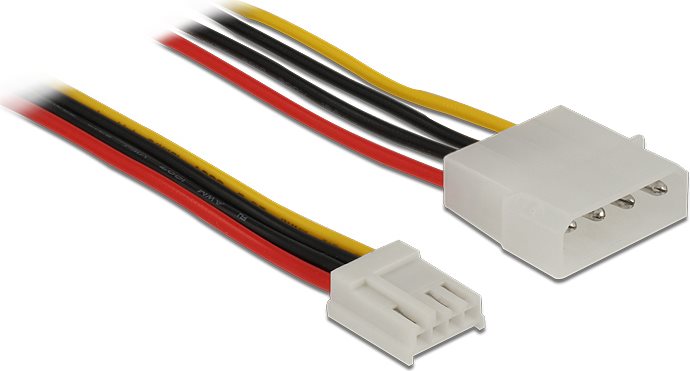 DeLOCK Netzteil 4-Pin-Mini-Stromversorgungsstecker (W) (83822)