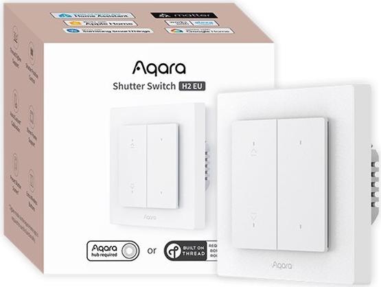Aqara Shutter Switch H2 EU (DS-K02D) - Smart Rollläden-Schalter Zigbee Thread