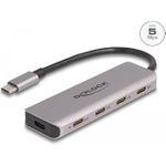 DeLOCK USB 5 Gbps 4 Port USB Type-C™ Hub mit USB Type-C™ Anschluss (64238)