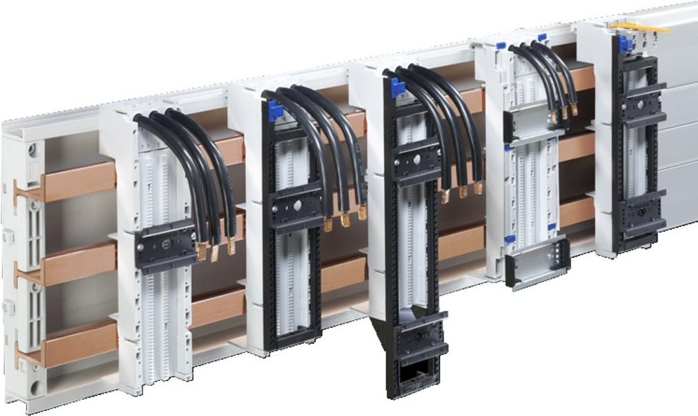 Rittal OM-Adapter mit Anschlussleitungen 690V - SV SV 9340.780 Polyamid Licht-Grau (RAL 7035) Passend für Sammelschie (9340.780)