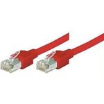 Dätwyler Patchkabel S/UTP, Cat 5e, rot, 5,0 m hochflexibel, mit Hirosesteckern TM11 (71905R)