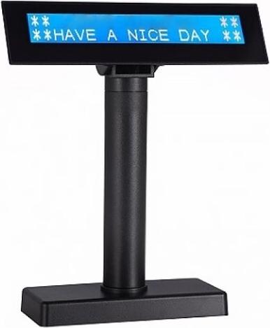ARTDEV LCD730 - LCD Kundendisplay, USB, dunkelgrau (LCD730-U)