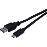 exertis Connect USB 3.1 Kabel Gen 1 Stecker A / Stecker Type-C(TM), 1,8 m Dieses USB 3.1 Gen1-Kabel bietet eine maximale Übertragungsrate von 5 Gbit / s. - Höchstrate: 5 Gbit / s- Abschirmung: S / FTP- abwärtskompatibel- vernickelt- Farbe: schwarz (532488)