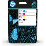 HP 953 4er-Pack Schwarz, Gelb, Cyan, Magenta (6ZC69AE)