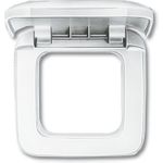 Busch-Jaeger 2518-214. Produktfarbe: Weiß, Design: konventionell, Markenkompatibilität: Busch-Jaeger. Breite: 82 mm, Höhe: 82 mm, Dicke: 1,9 cm (2CKA001719A0061)