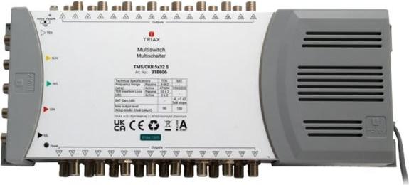 TRIAX TMS/CKR 5x24S Einzel Multischalter 4SAT+1terr. Eing. 24fach m.NT 318605 (318605)