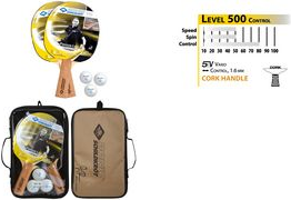 Donic Schildkröt 788490 Tischtennisschläger Holz Schwarz - Holz 2 Stück(e) (788490)