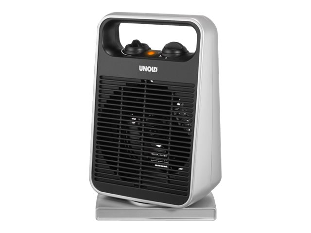 UNOLD Rotate Heizlüfter 2000 W Silver/Black