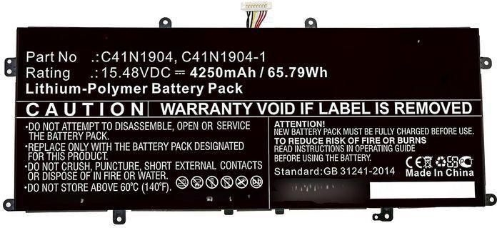 CoreParts Laptop Battery 49Wh Li-Polymer 15.4V 3200mAh (0B200-03660600-CP)