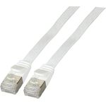 EFB-Elektronik RJ45 Flachpatchkabel Cat.6A U/FTP PVC weiß 0,25m Hersteller: EFB Elektronik (K5545WS.0,25)