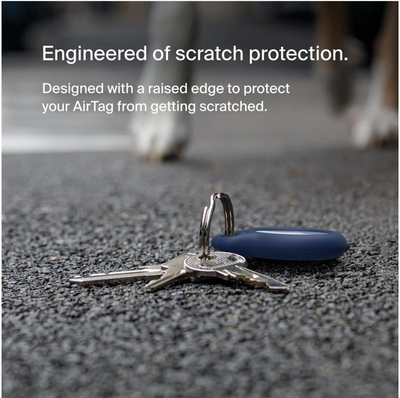 Belkin Secure Holder Schlüsselanhänger für Apple AirTag Blau