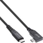 InLine USB4 Kabel USB-C einseitig gewinkelt (35911I)
