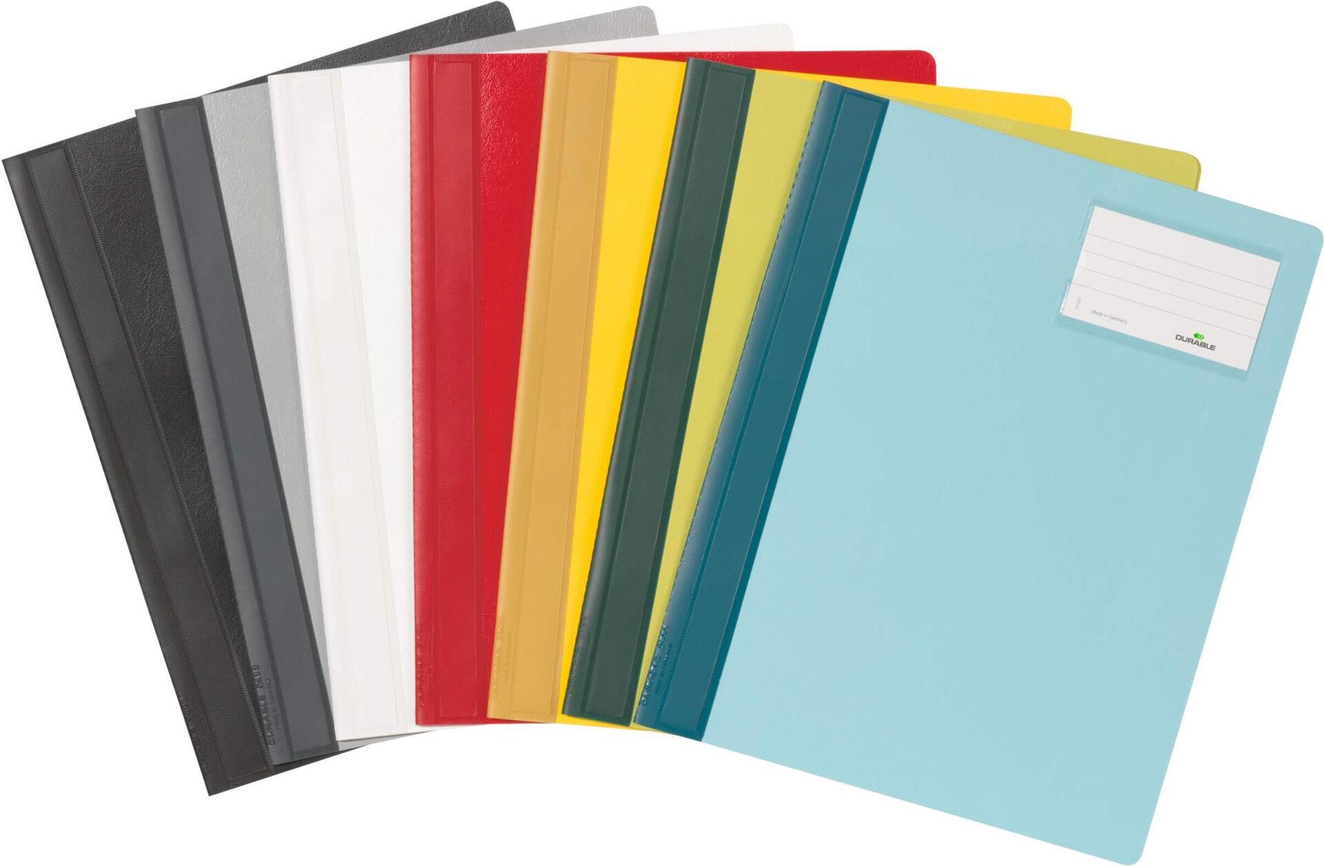 DURABLE Schnellhefter A4 aus Hartfolie Gelb