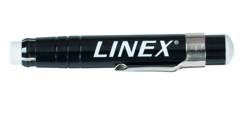 LINEX Kreidehalter aus Metall für runde Kreiden Schwarz