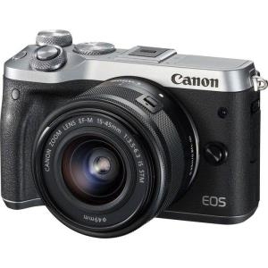 Canon EOS M6 Kit silber + EF-M 3,5-6,3/15-45 IS STM (1725C012)