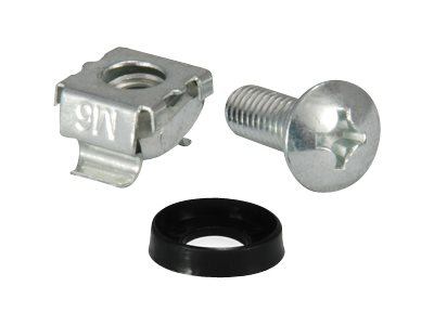 equip pro M6 Käfigmuttern- und Schraubensatz, 20 Sätze, Silber
