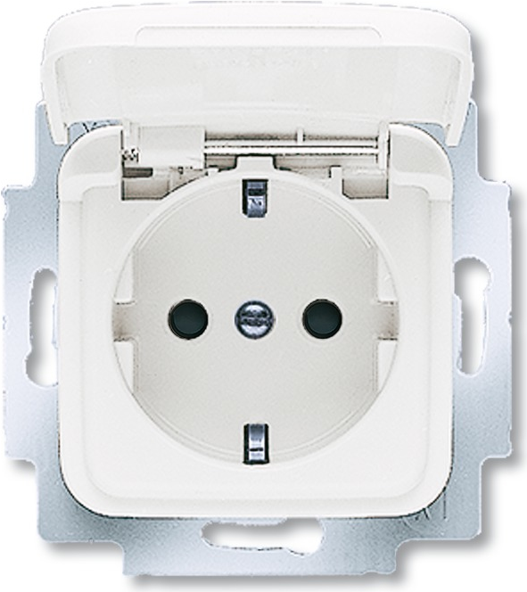 Busch Jaeger 20 EUKB-214 Steckdose CEE 7/3 Weiß (2013-0-5314)