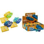 WEDO Kunststoff-Radierer Flip Flop "HOLLYDAY", 36er Display Radierer in Flip Flop / Badelatschen-Design, PVC-frei, - 36 Stück (599 8199)