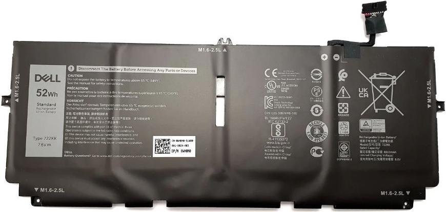 Dell 52Wh Lithium Ion battery for XPS and P117G series (MW9YG)