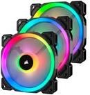 Corsair LL Series LL120 RGB Dual Light Loop - Gehäuselüfter - 120 mm - weiß, Blau, Gelb, Rot, grün, orange, violett (Packung mit 3)