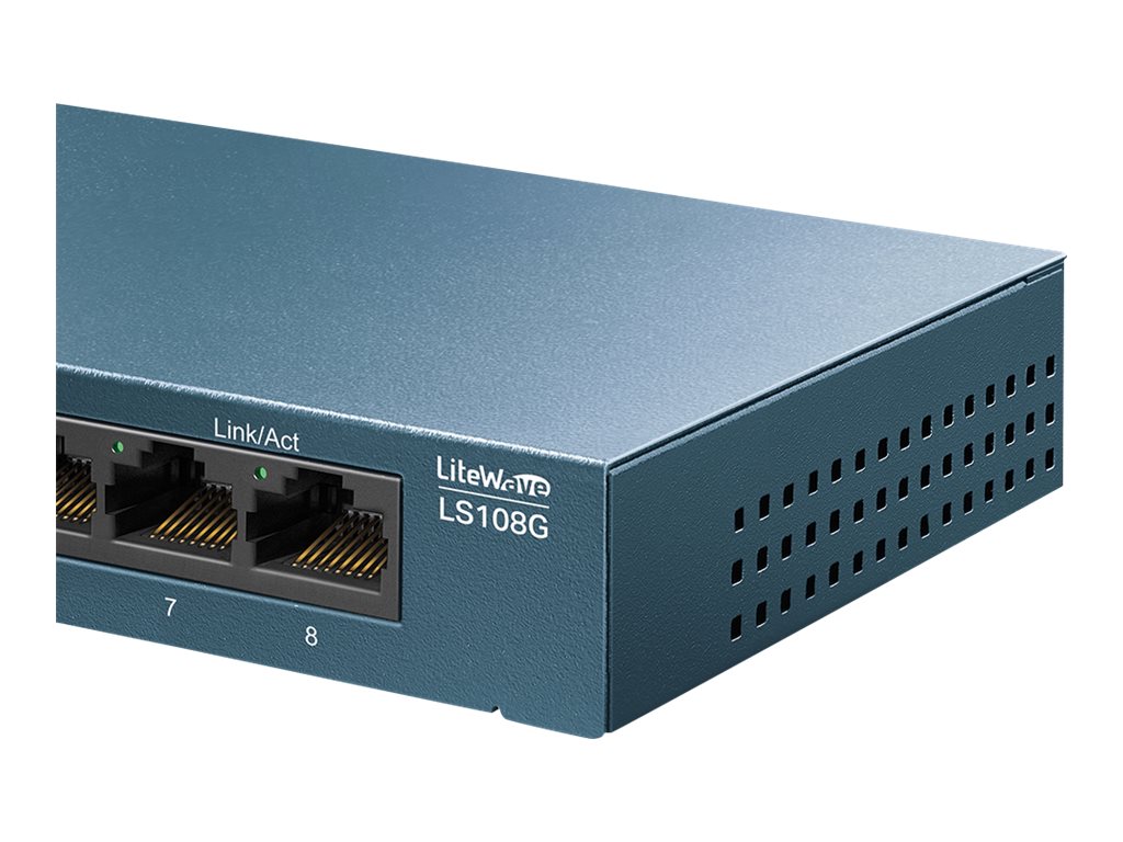 TP-Link LiteWave LS108G Gigabit Switch 8 Ports Blue
