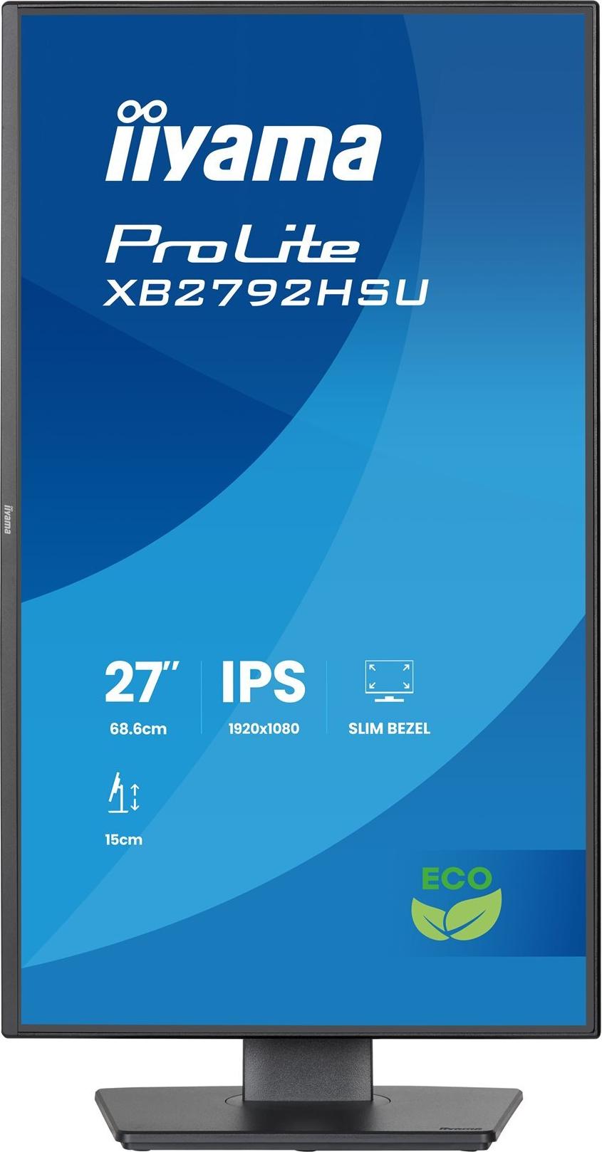 Iiyama ProLite XB2792HSU-B1 27" IPS Full HD 120 Hz Schwarz, Matte