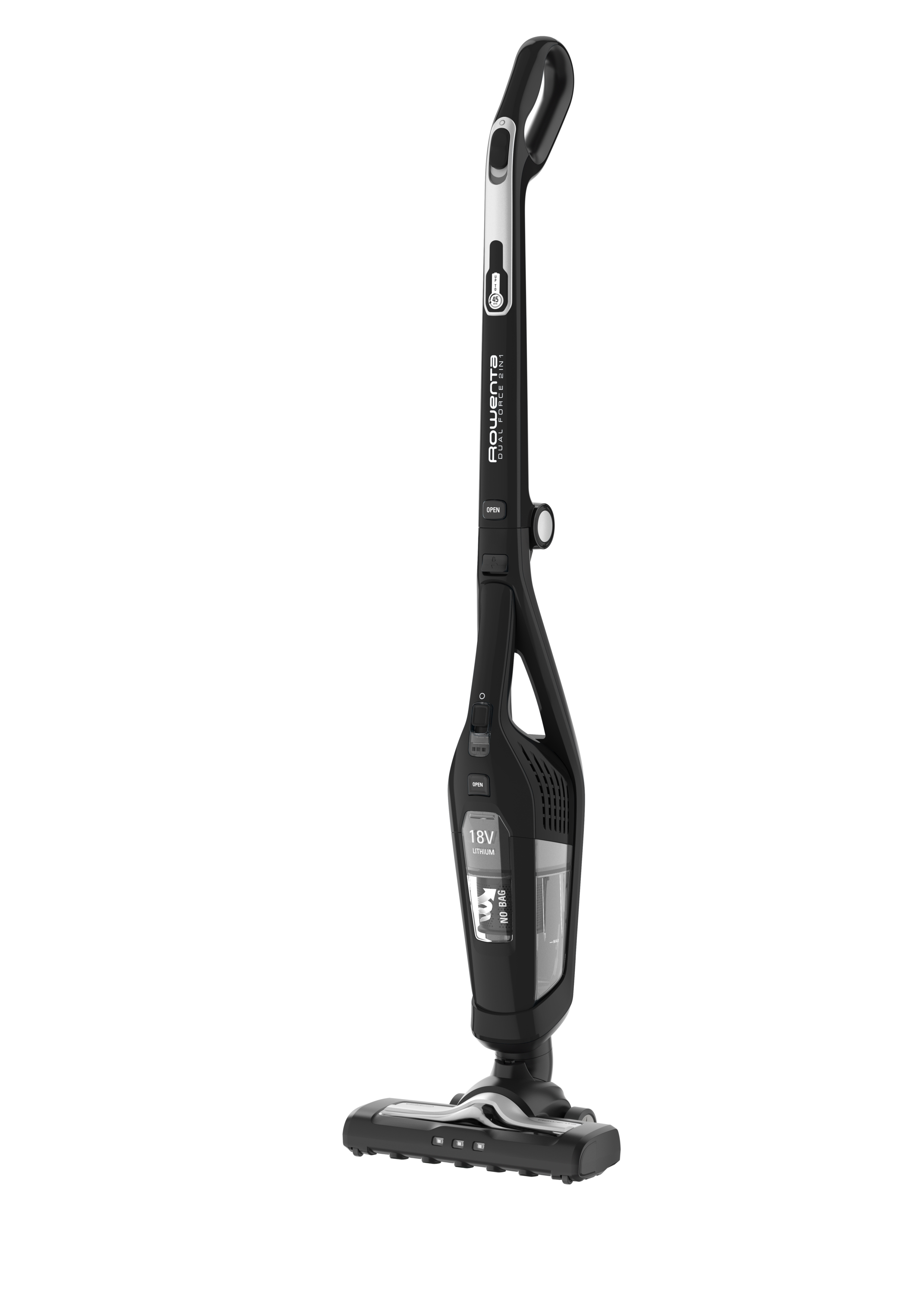 Rowenta Dual Force RH6735 Akku-Stielsauger Schwarz