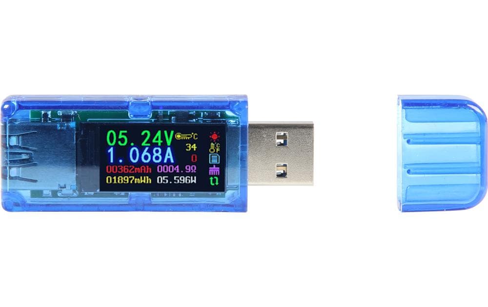 Joy-iT AT34 USB-Multimeter Digital 3,7–30 V 0–4 A