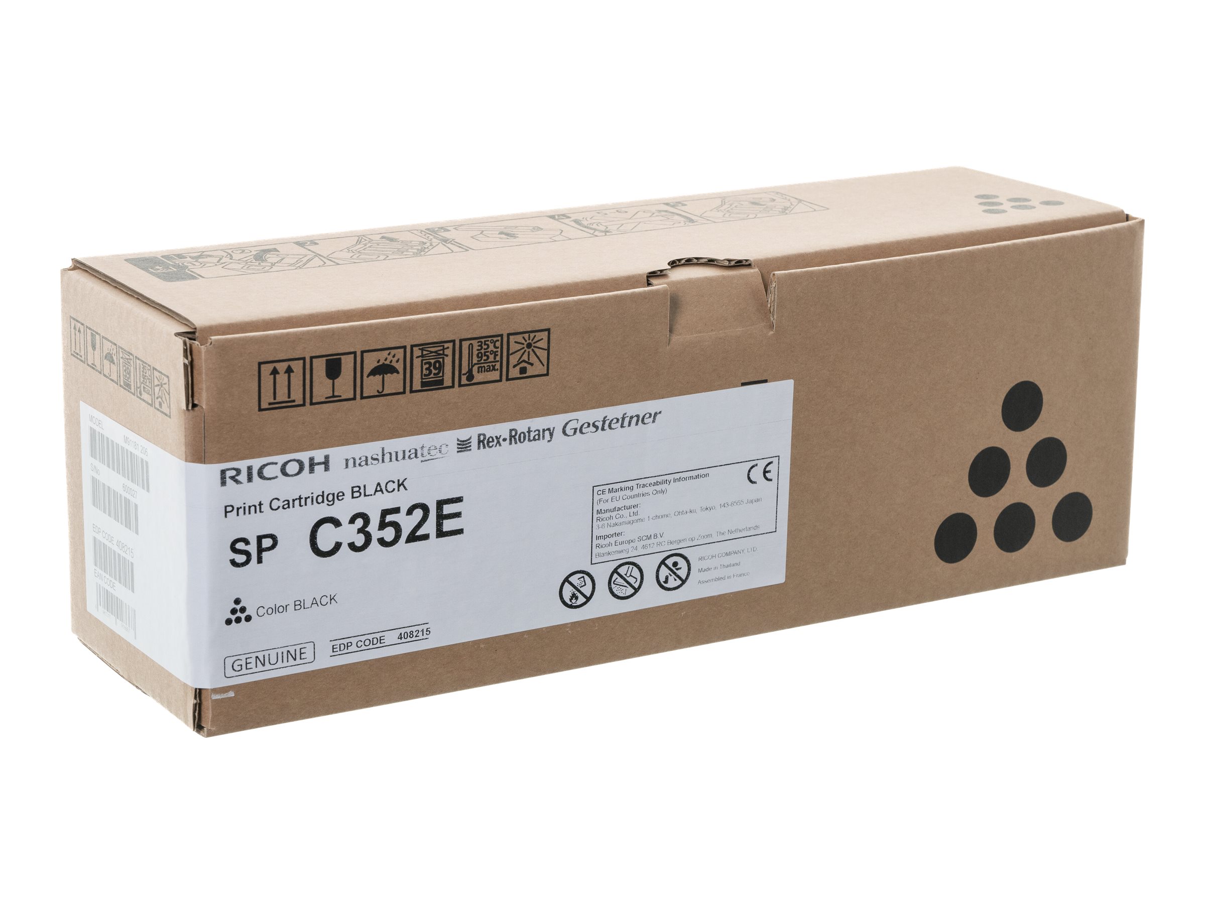 Ricoh SP C352E Tonerkartusche Schwarz