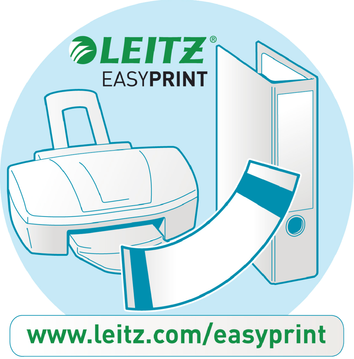 LEITZ Ordnerrücken-Etikett, 39 x 285 mm, lang, schmal, grün passend für LEITZ Standard- und Hartpapp