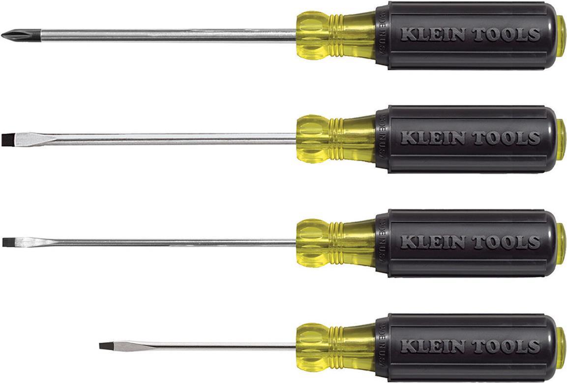 KLEIN TOOLS 85484 Mini-Schraubendreher, 4-teiliges Set (85484)