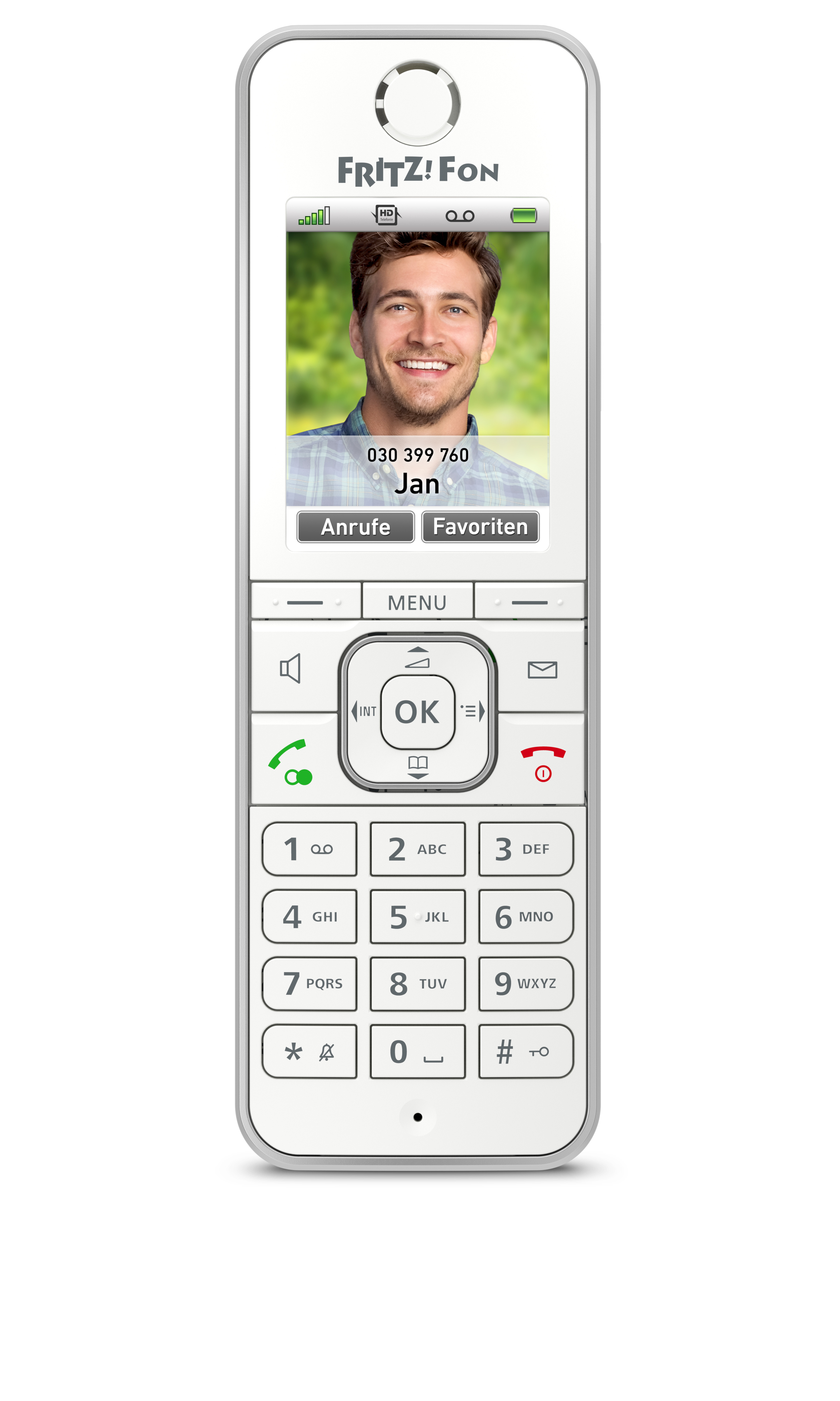 FRITZ! FRITZ!Fon C6 Schnurloses VoIP-Telefon Weiß