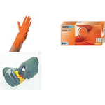 HYGOSTAR Nitril-Handschuh "POWER GRIP", XL, schwarz puderfrei, Länge: 240 mm, beidseitig tragbar, innenseitige - 1 Stück (270808)