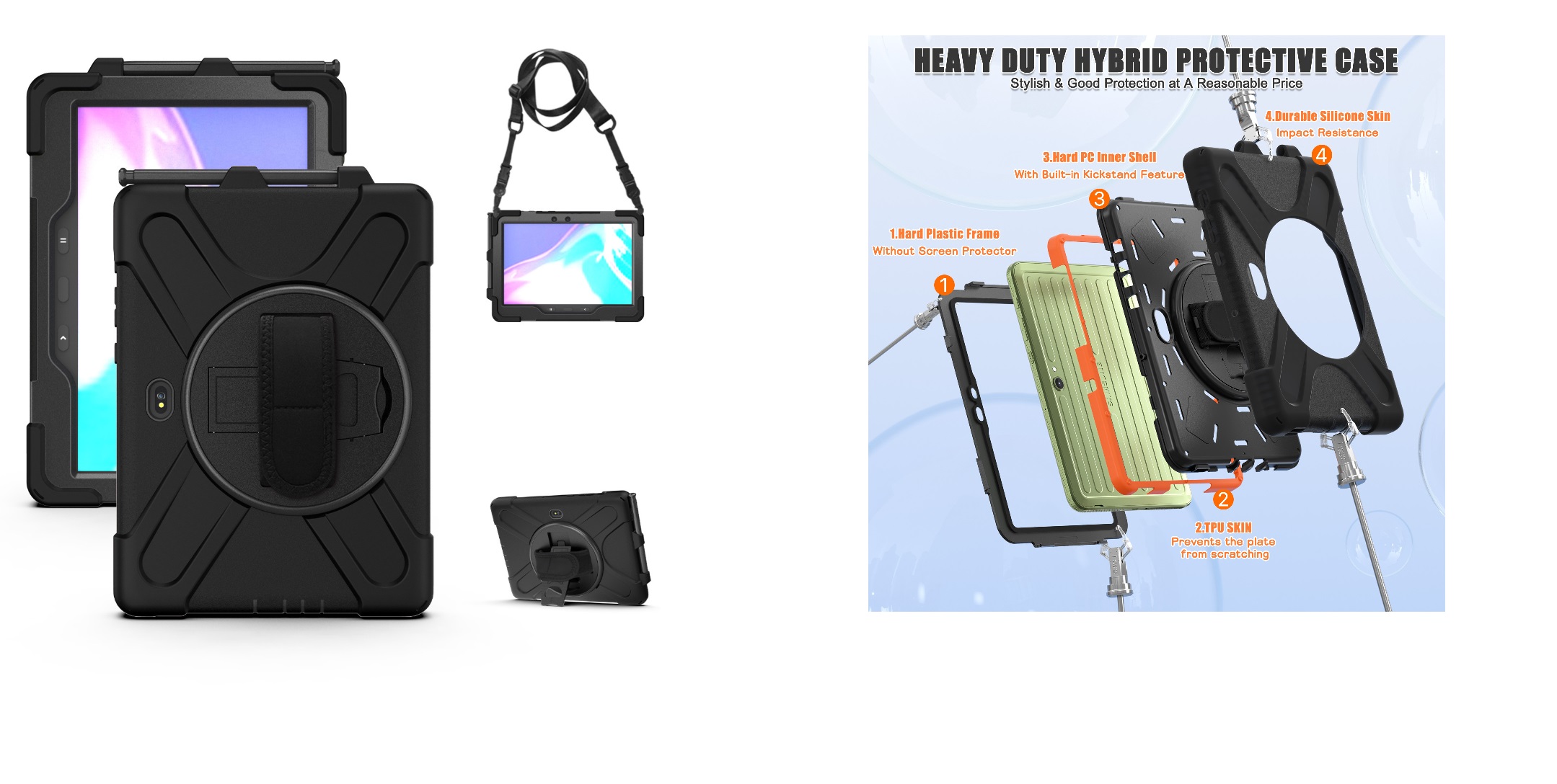 Samsung Tab Active 4 Pro rugged Cover mit Schultergurt (MG-BCSActive 4)