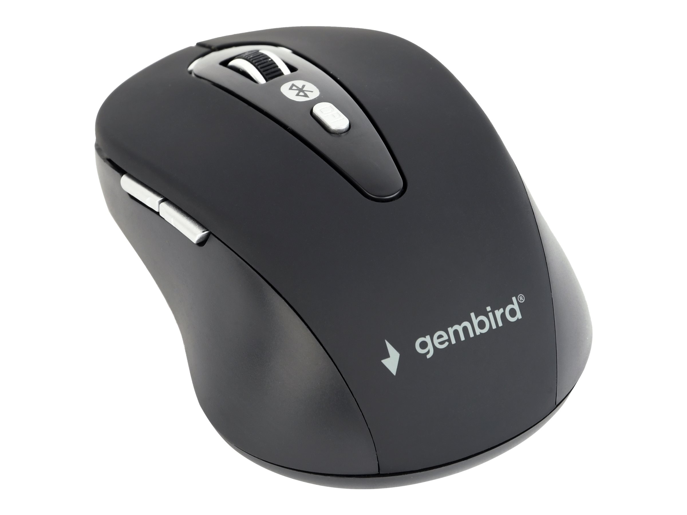 Gembird MUSWB-6B-01 Kabellose Bluetooth-Maus Optisch 1600 DPI 6 Tasten Schwarz