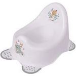 keeeper kids Babytopf "adam Bambi", nordic-white mit Aufdruck, mit gummierten Füßen, Material: PP, - 1 Stück (1867051926600)