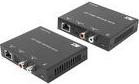 ACT AC7710 Audio-Extender-Set über CAT5e/6 mit DAC bis 300 m Schwarz