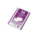 MAILmedia Adressfeldversandtaschen B4, mit Fenster, weiß, Inhalt 10 Stück (39611/0)