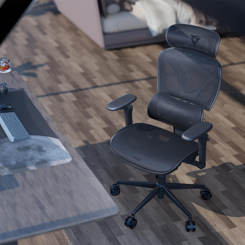 ThunderX3 XTC Pro 360 Ergonomischer Gaming-Stuhl Schwarz