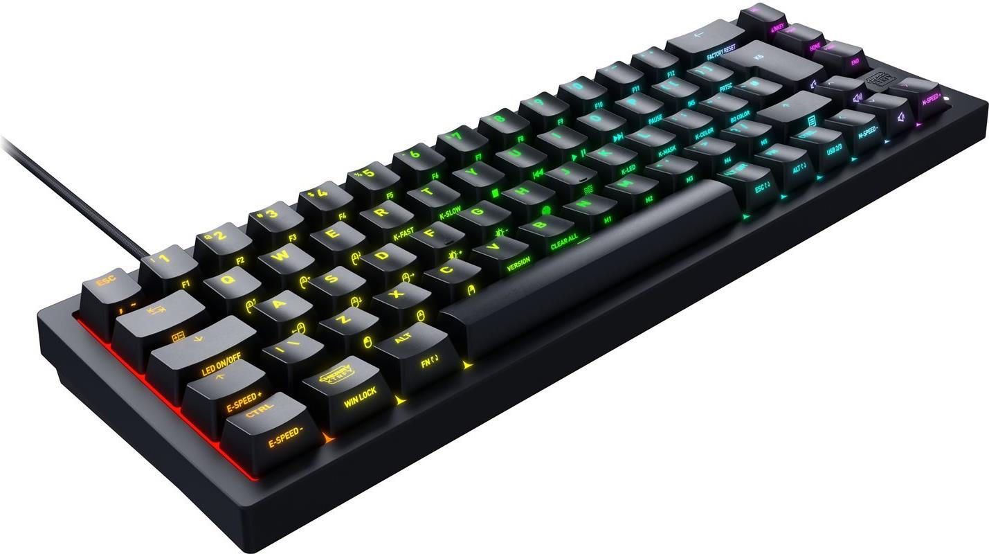 CHERRY XTRFY TAS K5V2 Corded US-Layout schwarz MX Red (CX-K5V2-RGB-CPT-BLACK-R-US)