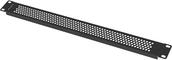 Lanberg 19" Abdeckplatte perforiert schwarz (AK-1411-B)